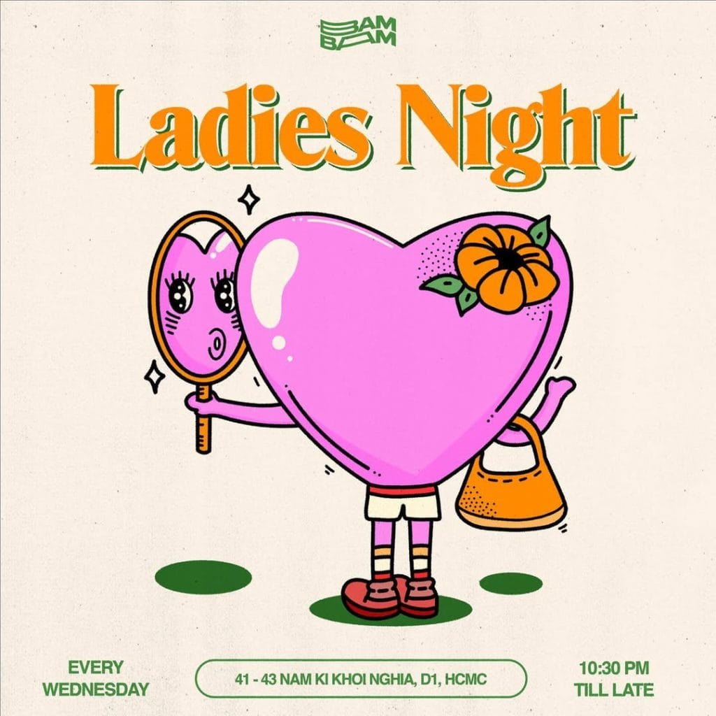 Không gian tropical độc đáo tại Bam Bam Saigon với thiết kế màu sắc tươi tắn