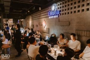 Không gian tiệc tùng sức chứa 250 khách tại B40 Beer Club