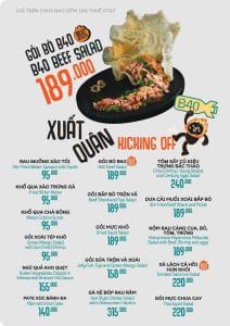 Thực đơn phong phú của B40