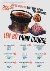 Thực đơn phong phú của B40