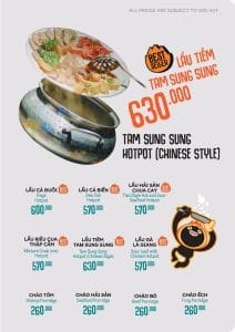 Thực đơn phong phú của B40