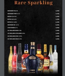 Thực đơn đồ uống phong phú tại Chill Beer 79