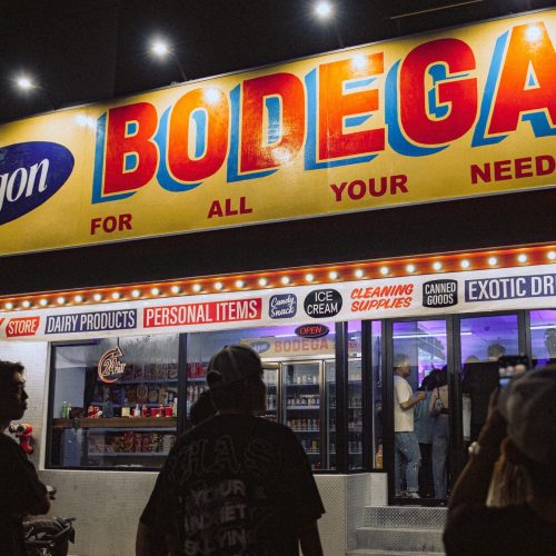 Bodega Saigon nổi bật với thiết kế cửa ngoài như cửa hàng tiện lợi